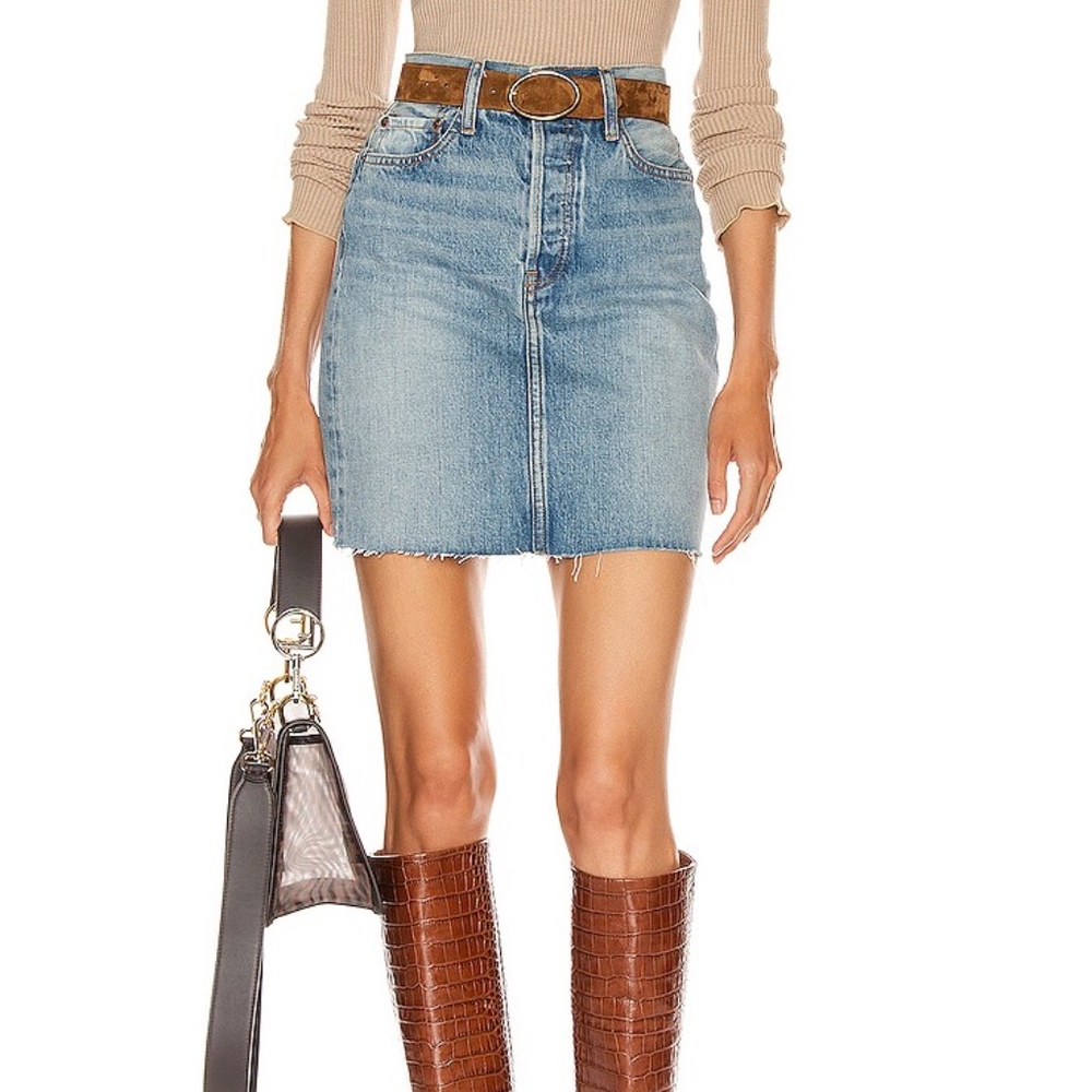 RE/DONE 80s Denim Mini Skirt NWOT